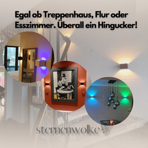 sternenwolke™ RGB DrathoLux Wandleuchte | 60 Tage Version