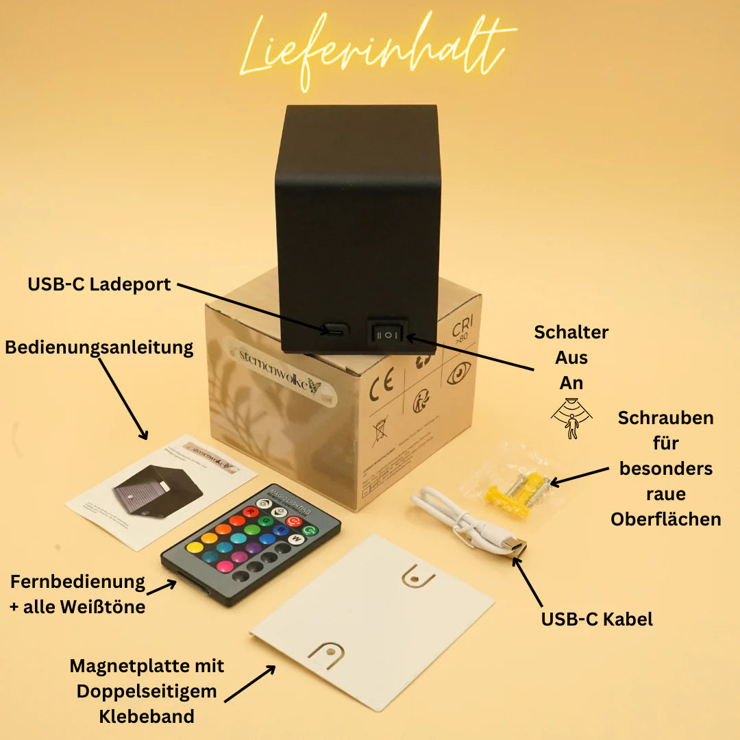 sternenwolke ™ RGB Drahtlos Luxus Wandleuchte | Das Original