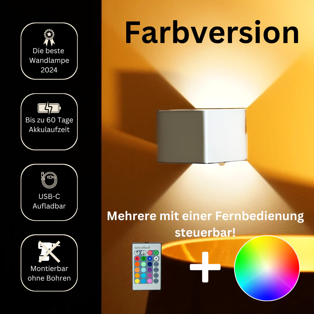 sternenwolke ™ RGB Drahtlos Luxus Wandleuchte | Das Original