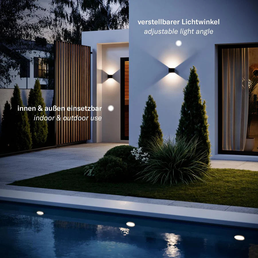 sternenwolke™ Kabellos Außenbereich Luxus-Wandleuchte | Das Original